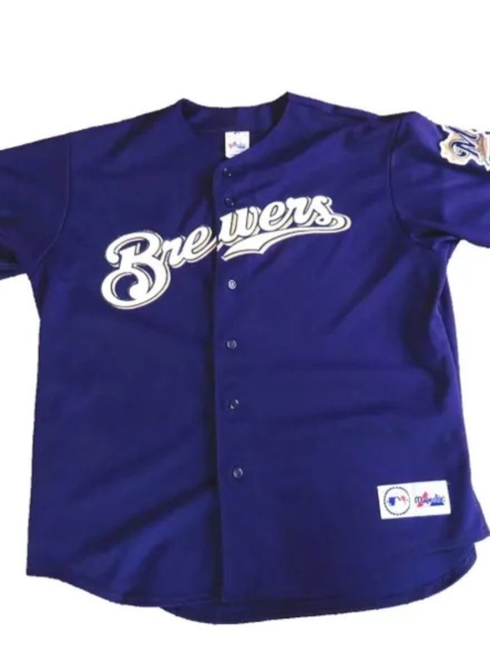 Vintage Milwaukee Brewers Jersey Men’s XL Majestic MLB